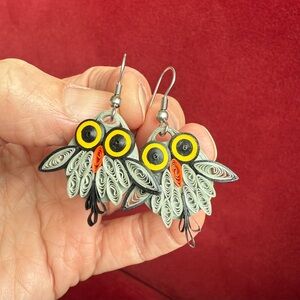 Handcrafted Owl Earrings